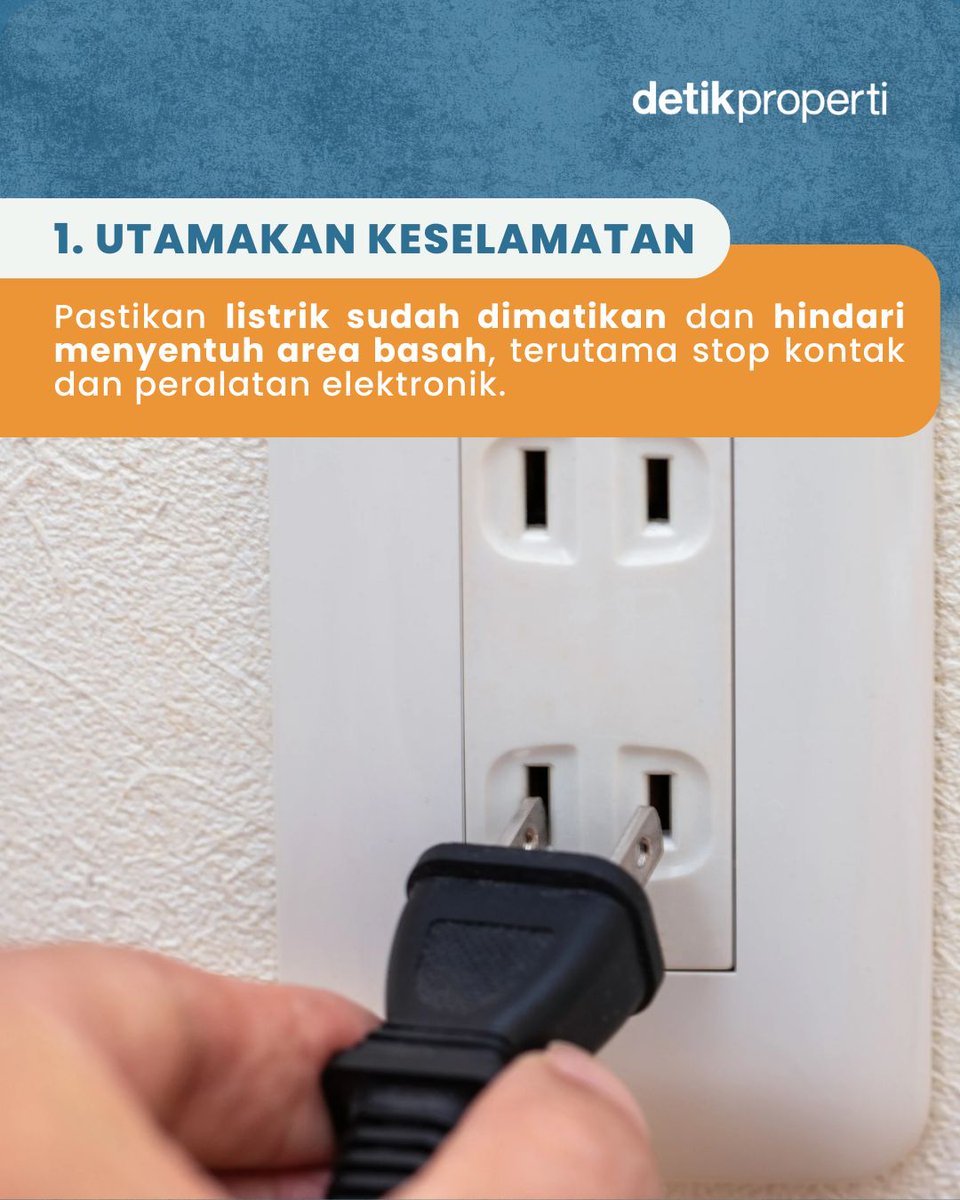 detik_properti's tweet image. Apa hayo yang harus dilakukan saat air banjir mulai surut? 🤔🌊⁣
⁣
Slide sampai habis untuk lihat langkah-langkah penyelamatan rumah kamu! ⬅️⁣
⁣
#Banjir #TipsRumah #TipsBanjir