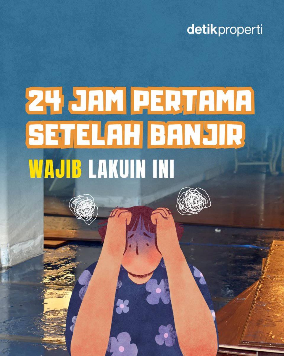 detik_properti's tweet image. Apa hayo yang harus dilakukan saat air banjir mulai surut? 🤔🌊⁣
⁣
Slide sampai habis untuk lihat langkah-langkah penyelamatan rumah kamu! ⬅️⁣
⁣
#Banjir #TipsRumah #TipsBanjir