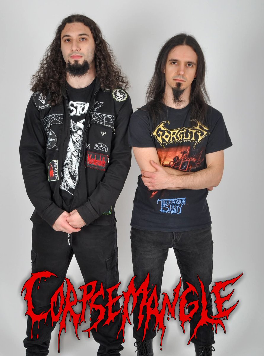 Corpsemangle_'s tweet photo. We finally have an official band photo, so here you go 🤘

#deathmetal #oldschooldeathmetal https://t.co/YKoBxMbj6A