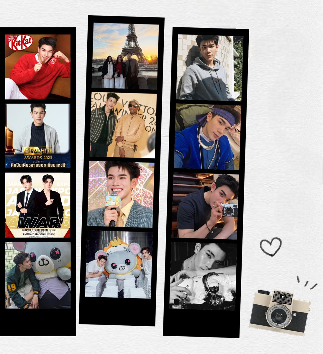 ditimine's tweet image. January recap 2026

- Paris New Year with family
- Presenter of Kitkat 🆕️
- Louis Vuitton Men’s Fall-Winter 2026 
- เข้ากองถ่าย ScarletHeart TH 
- รางวัลศิลปินไทยดาวรุ่งที่มีผลงานสู่วงการบันเทิงญี่ปุ่น🏆
- รางวัลศิลปินเดี่ยวชายยอดเยี่ยมแห่งปี🏆

#Fourthnattawat #โฟร์ทณัฐวรรธน์