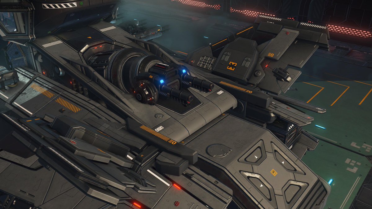 ACE_RM5M's tweet image. 今日は1番艦をちょい編集
尾翼のスナップポイントを0.5斜め下方に変更して艦橋を1モジュール分前方に移動してみた...までは良かったのだが、編集終わって乗り込んだら内装が消し飛ぶバグに遭遇して咽び泣きながら内装作り直してた😭
#NoMansSky 
#ノーマンズスカイ