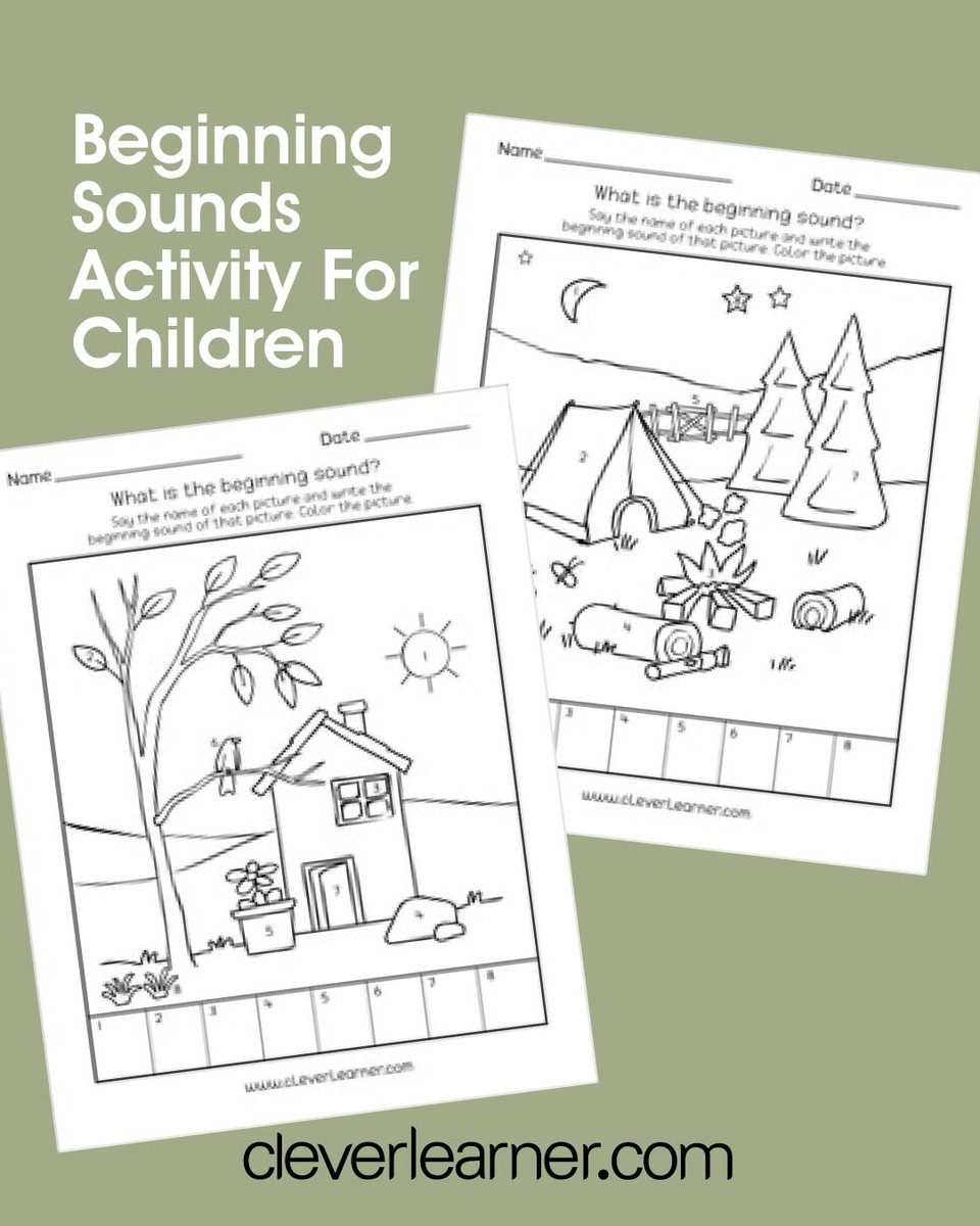 CleverLearner's tweet photo. Here is a fun idea for you, mom! Preschoolers learning about letter sounds can color and talk about a picture whiles incorporating the letter sounds into it #preschool #momlife #homestead
https://t.co/qpdAP2UIuU https://t.co/ef9gLr7UQO
