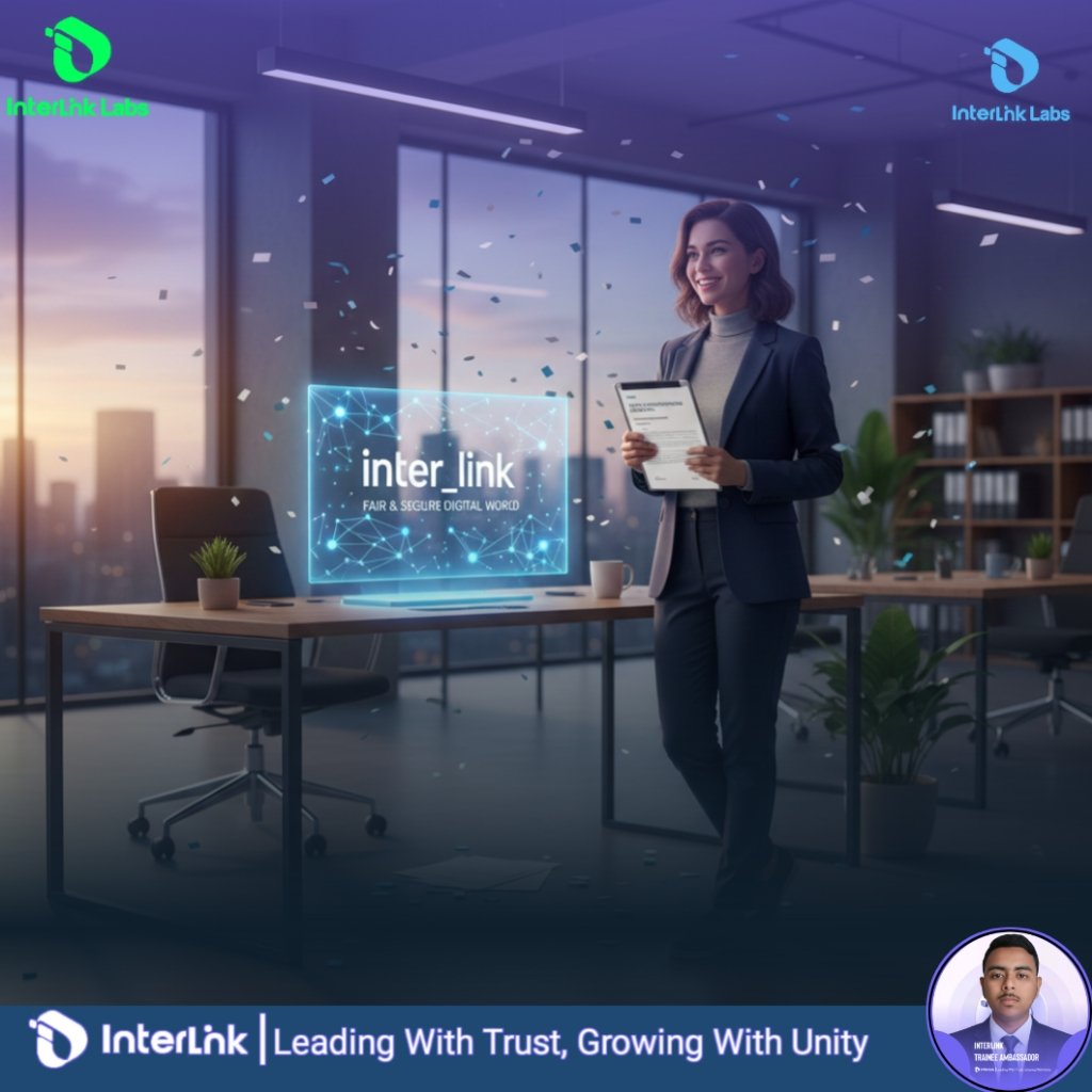 titas163's tweet photo. Wrapping up a productive week! @inter_link is more than just technology; it's a vision for a fair and secure digital world. Ready to transition from trainee to a full-time Linker! #Interlink #ITLG #ITL https://t.co/eEUXHHCJi8