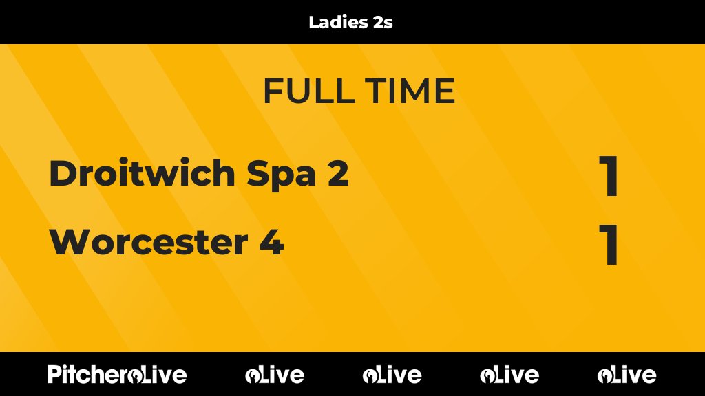 FULL TIME: Droitwich Spa 2 1 - 1 Worcester 4
#DROWOR #Pitchero
dshc.org.uk/teams/95576/ma…