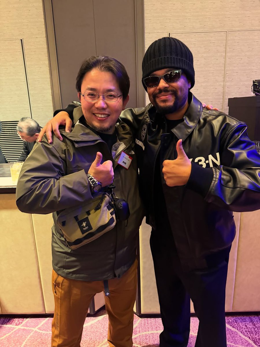 Makoto Yukimura, creator of Vinland Saga, with The Weeknd.