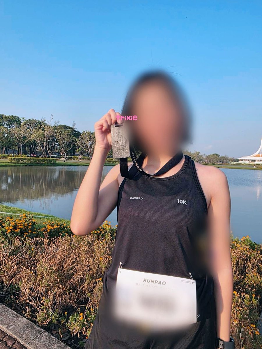 ชมตัวเองทั้งวันว่า เก่งมากๆ เก่งอ่ะ 👏
New PB !! ทำได้ดีกว่าเป้าที่วางไว้ 
ทั้งๆที่เมื่อคืนไม่ได้นอน+อากาศและฝุ่นแย่มาก  งานหน้าเจอกัน half marathon 🏃‍♀️