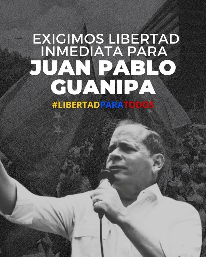 AlexisFRamosP's tweet image. #01Febr Es oportuno recordar a María Oropeza, Naomi Arnaudez, Juan Pablo Guanipa y Freddy Superlano #PresosPolíticos en el país. Elevamos nuestra voz por su pronta Excarcelación y así puedan reencontrarse con sus familiares!!!