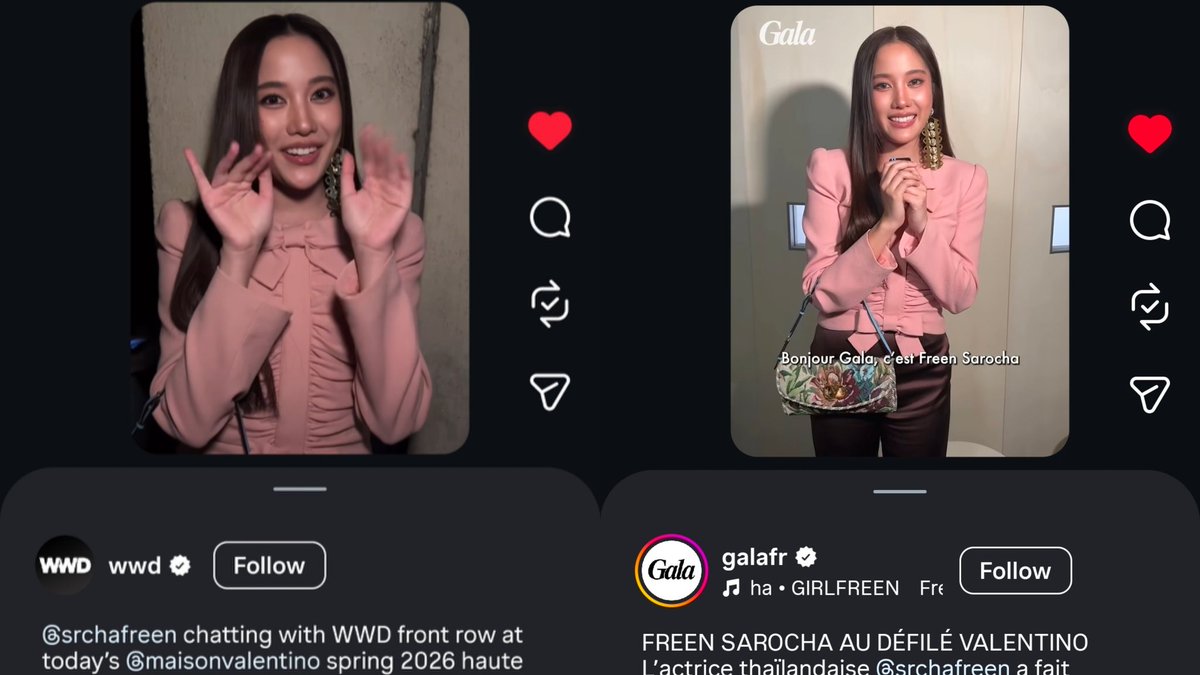 freenguides's tweet photo. ‼️Check out @.galafr's video!  

🔗https://t.co/70aEz9ElgS
🔗https://t.co/ktxw3LtxVA

‼️Check out WWD's video! 
 https://t.co/3ptSa5eZ2a
🔗https://t.co/ZGwTcqKF3m

#ValentinoHC2026xFreen
#srchafreen https://t.co/ijC0CpCEU2