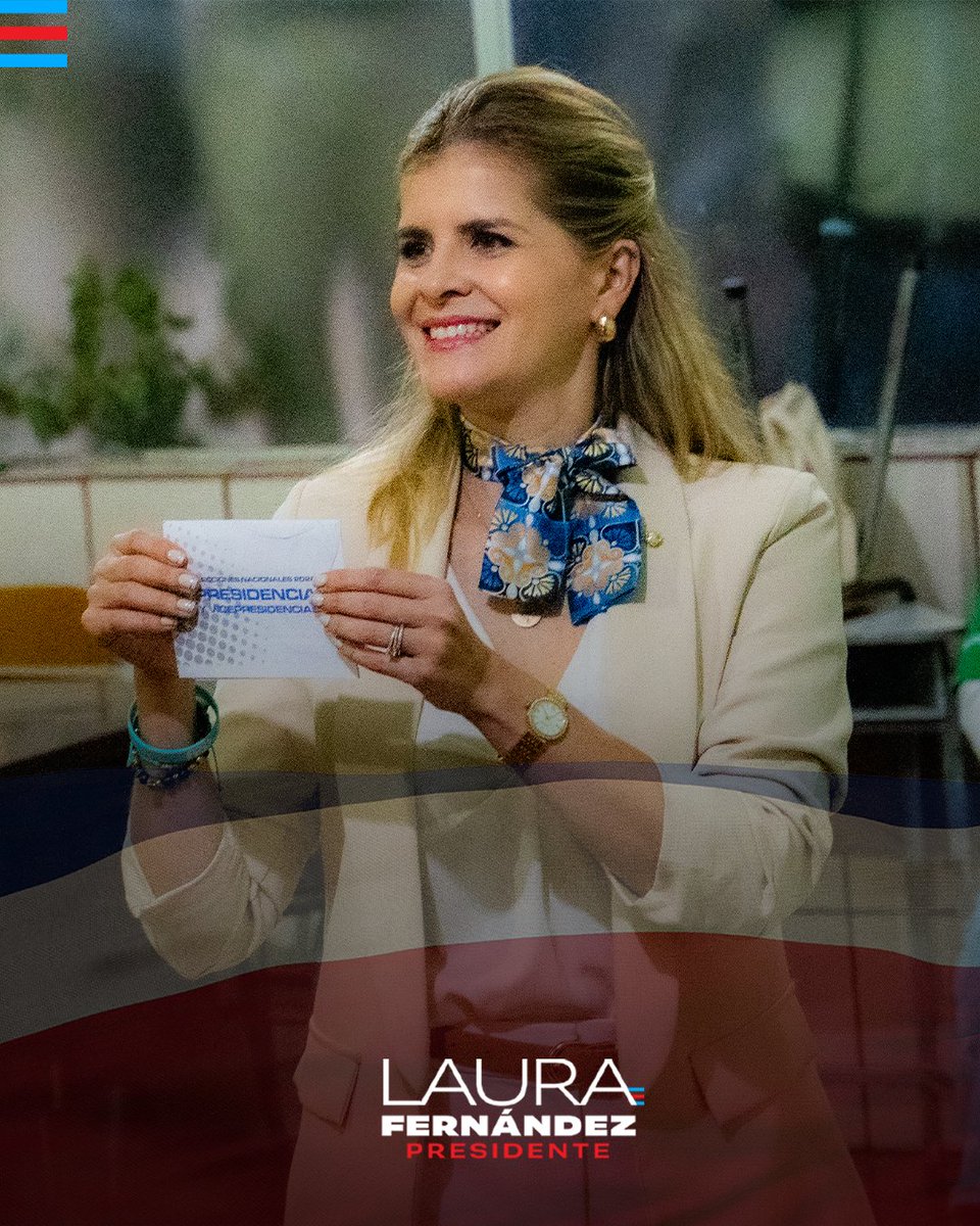 Ya ejercí mi voto 🇨🇷
Los invito a salir y vivir la maravillosa libertad de nuestro país, esa que voy a defender con todo.
Estamos listos para continuar construyendo una nueva Costa Rica, pensando en el bien de todos. #LauraFernandezPresidente