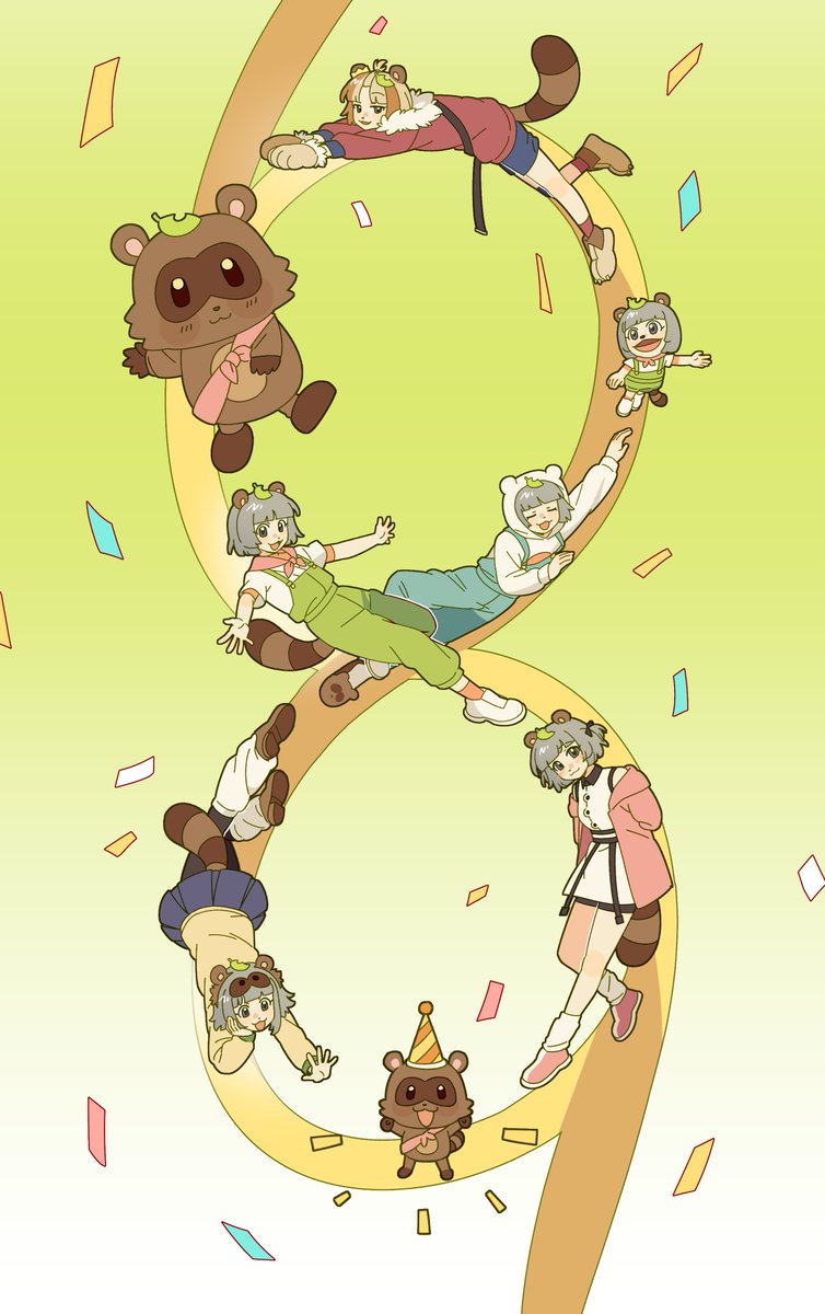 ぽんぽこさん8周年おめでとうございます！
 #ぽんぽこ生誕祭2026 
#ぽこあーと