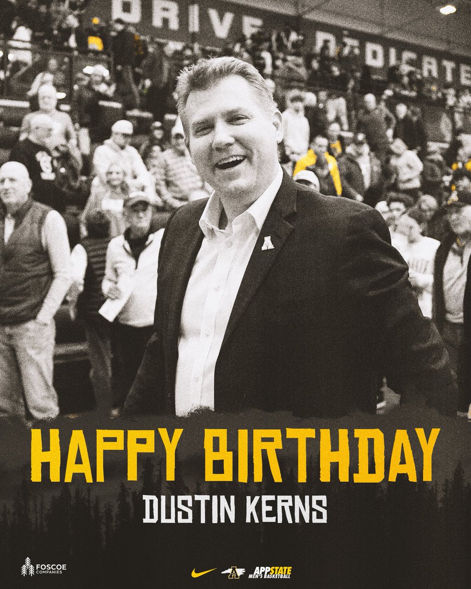 AppStateMBB's tweet image. Wishing Head Coach Dustin Kerns a Happy Birthday! 

#TakeTheStairs