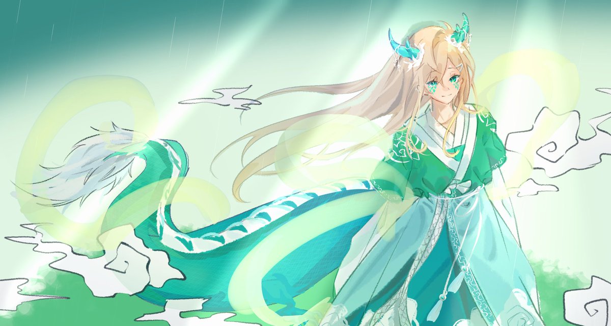 nan_lahan's tweet image. #onyu_art
청룡