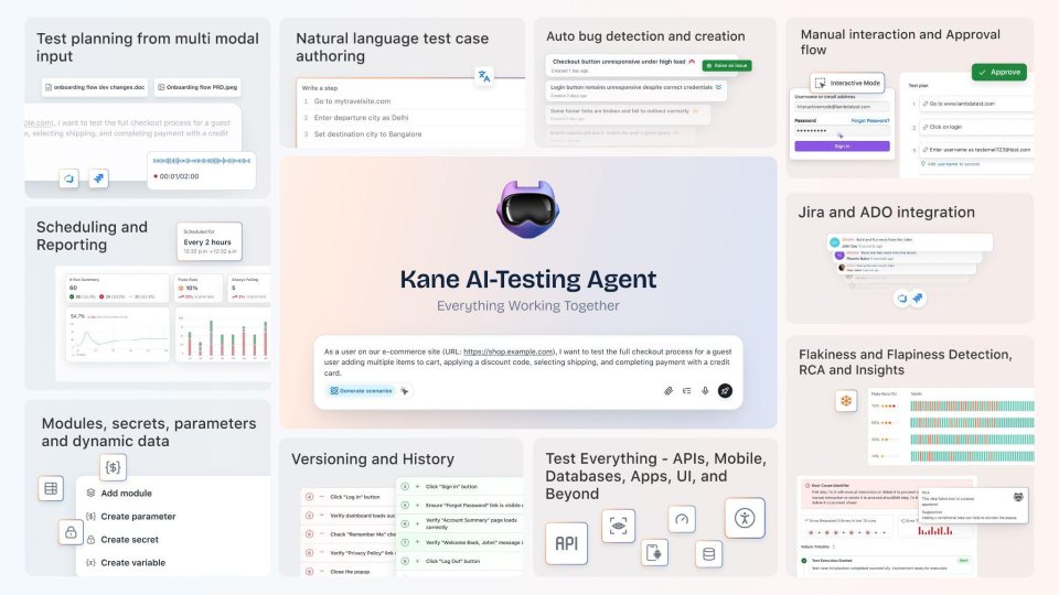 testmuai's tweet photo. @heyblake KaneAI - GenAI Native Testing Agent
https://t.co/1x5MhvViQj https://t.co/BUL1kpOBmA