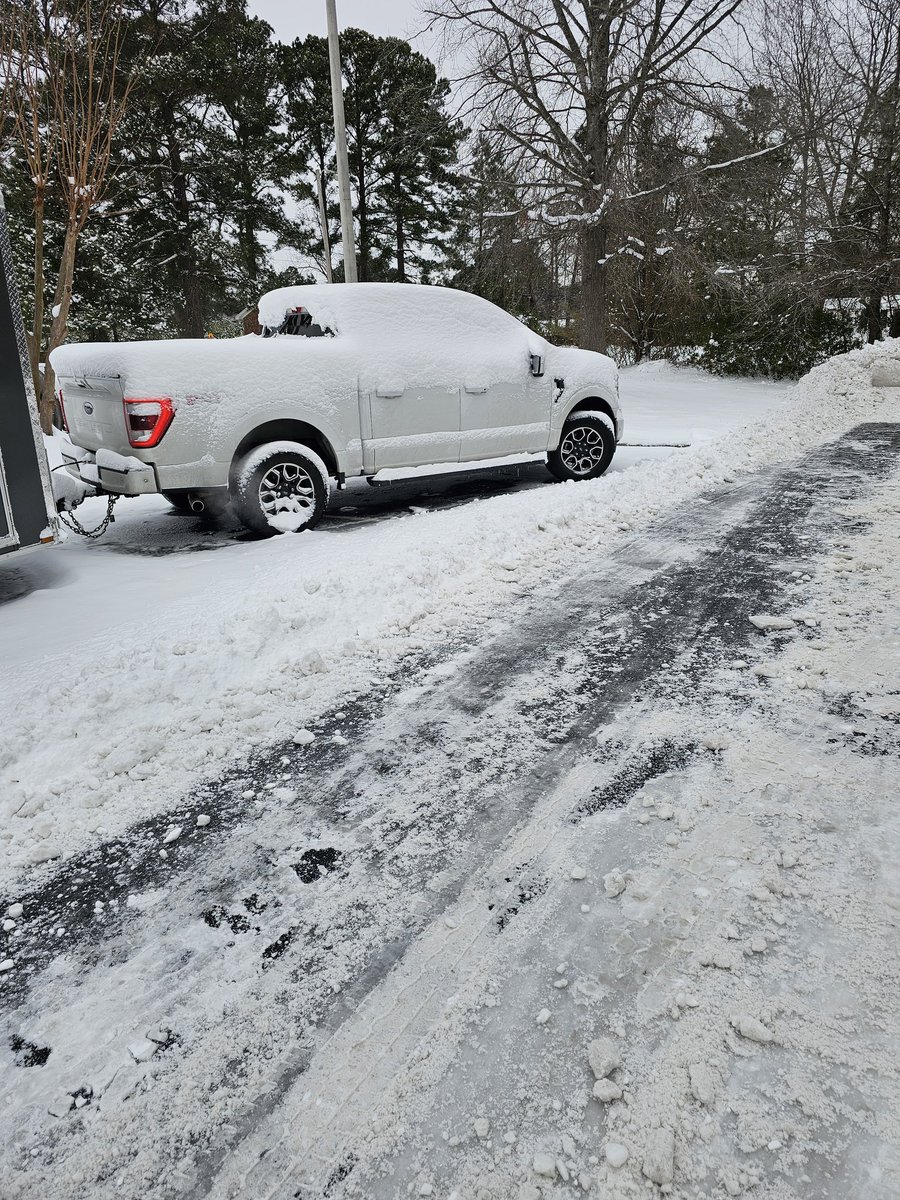 From no snow to 10 inches in less than 16 hours. Pretty wild. Going to test the roads before officially committing to the day, lol