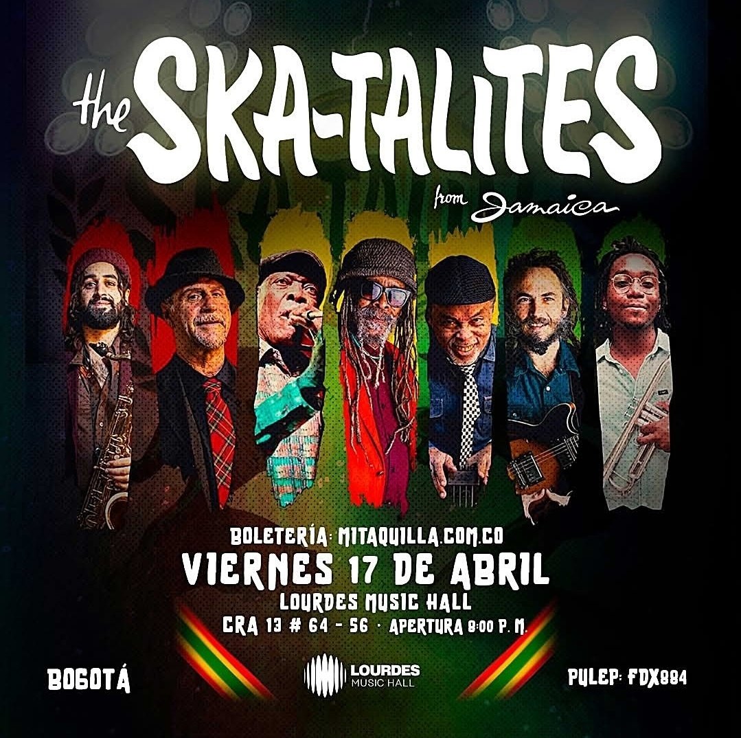 Para los amantes del Ska... <a href="/skatalites/">The Skatalites</a>, viernes 17 de abril en Bogotá.
whatsapp.com/channel/0029Va…