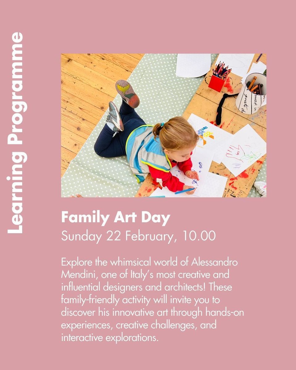 Estorick's tweet image. Your favourite events are returning this month! Head to our website for details and tickets.

#museumevents #lifedrawing #estorickcollection #familyeventslondon #MuseumTour #AlessandroMendini