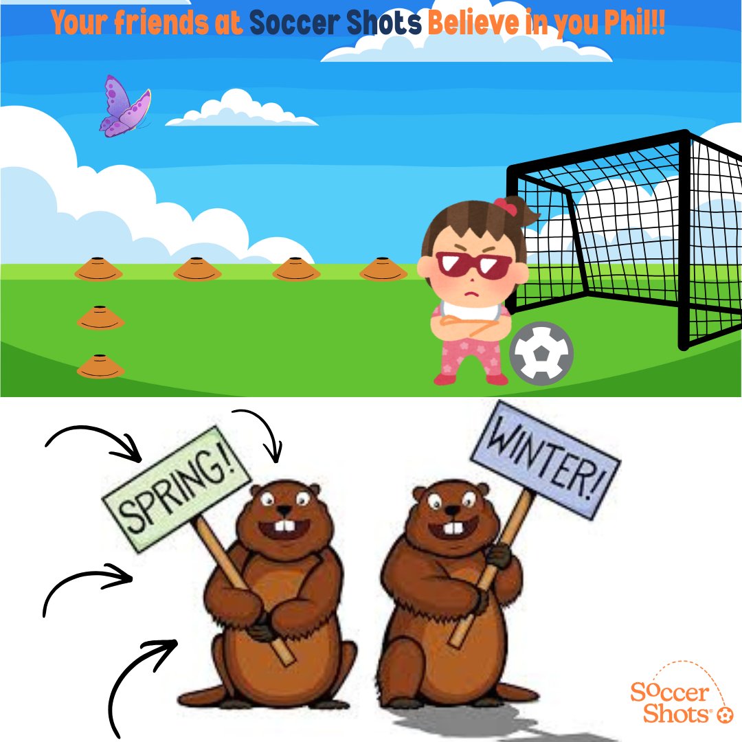 Fingers crossed for no shadow! Warm weather Soccer Shots is open for registration!