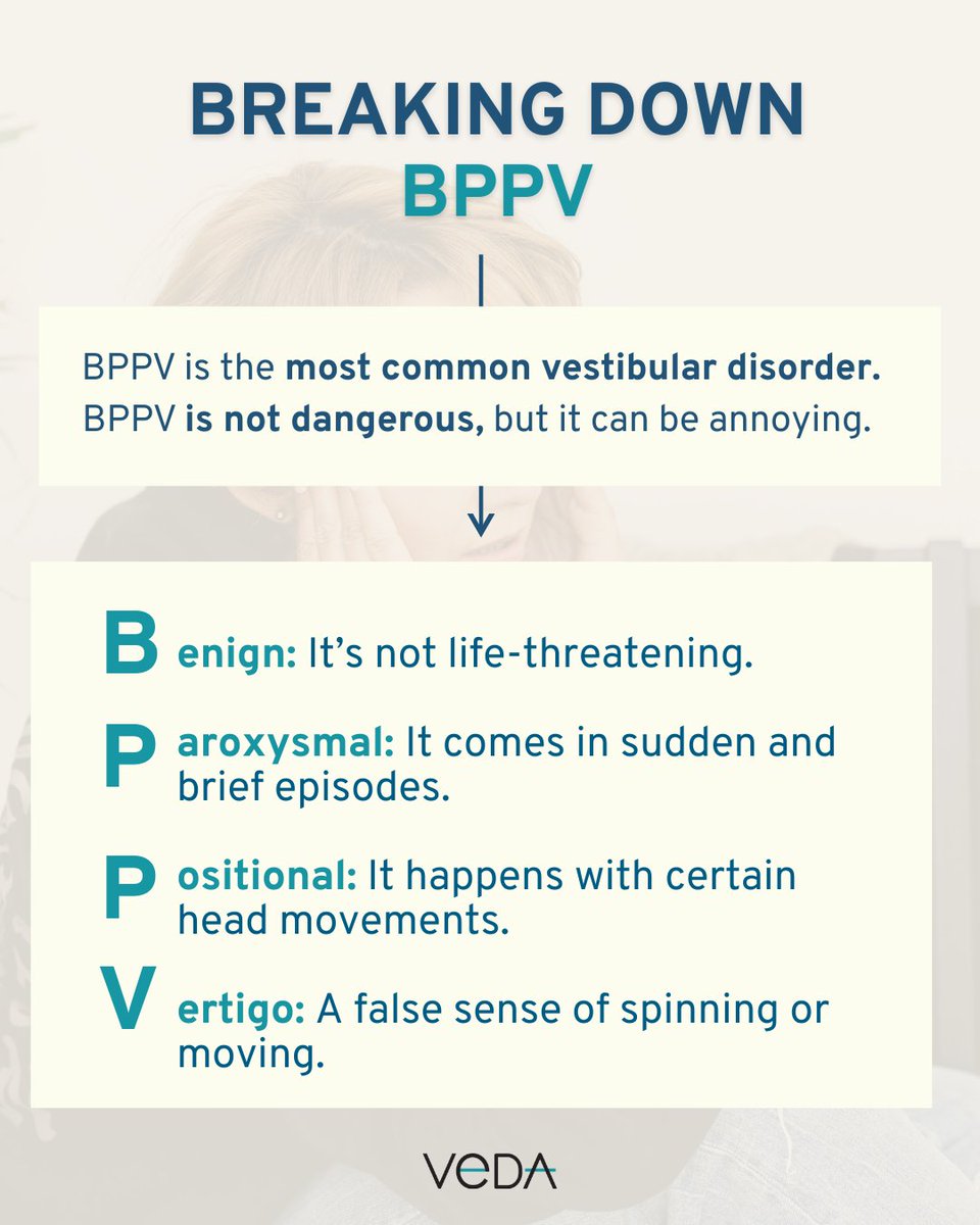 vestibularveda's tweet photo. BPPV is one of the most common causes of vertigo — but also one of the most misunderstood.
Read More: https://t.co/zLjCe1kAVU
#BPPV #VestibularHealth #Vertigo #DizzinessExplained #InvisibleIllness #LifeRebalanced https://t.co/lsiYfAxwlv