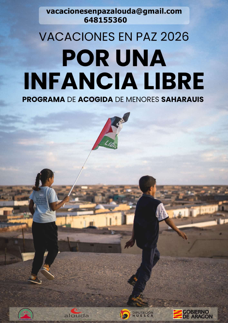 Pueblo saharaui: más de 50 años de exilio forzado. Alouda busca nuevas familias de acogida para el programa Vacaciones en Paz: arainfo.org/?p=320540