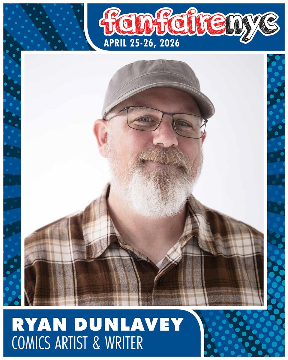 fanfairenyc's tweet photo. Ryan Dunlavey returns to Fanfairenyc! 🎉 Meet the acclaimed comics artist &amp; writer behind Action Philosophers, M.O.D.O.K., The Illustrated Weird Al, and more. 
🎟️ Tickets for Fanfairenyc are available now! Use code EARLY26 for 15% off—offer ends Feb 28th! April 25-26, 2026 https://t.co/qAzPRdjs1N