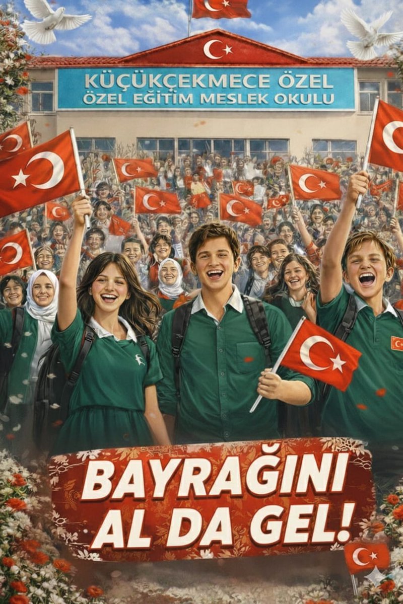 kozmemok's tweet photo. Bir bayrak bazen sadece bir renk değildir…
Bir hatıradır, bir fedakârlıktır, bir duadır.
Gökyüzünde dalgalanan her kırmızı beyaz,
bu topraklarda yazılmış bir hikâyeyi taşır.
Bugün o bayrağı elinde tutan gençler,
dünün emanetini yarına taşıyanlardır. https://t.co/rNaqhXnbhW