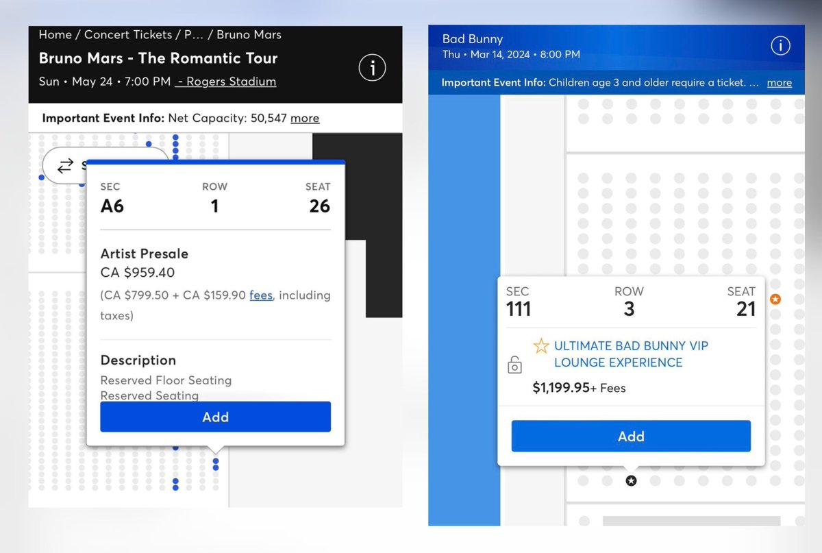 Auricviolante's tweet photo. The outrage directed only at Harry was ingenuine,viral tweets and petty comments dragging and painting him as uniquely out of touch. a quick look at the current touring landscape proves that these prices are the same for every artist. call it what it is: performative hypocrisy. https://t.co/aax01y0PSQ