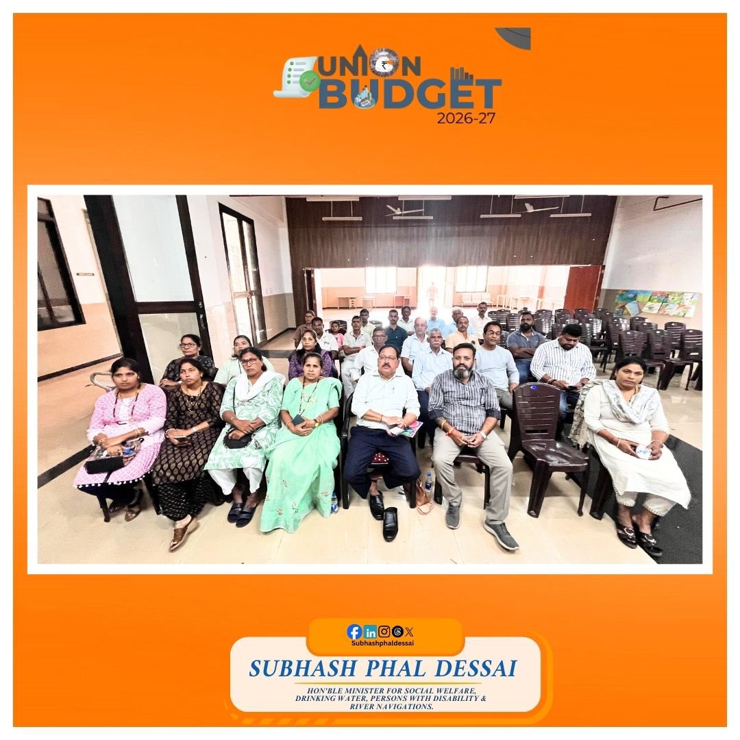 Watched the Union Budget 2026 presented by Hon'ble Finance Minister Smt. Nirmala Sitharaman ji at the BJP Sanguem Office, along with BJP Sanguem Padadhikaris and dedicated Karyakartas.