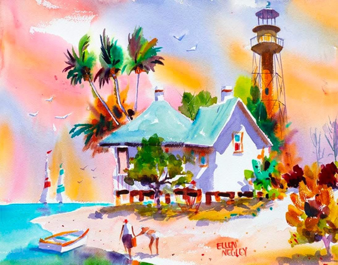 Negley Watercolors 🌴 tweet media