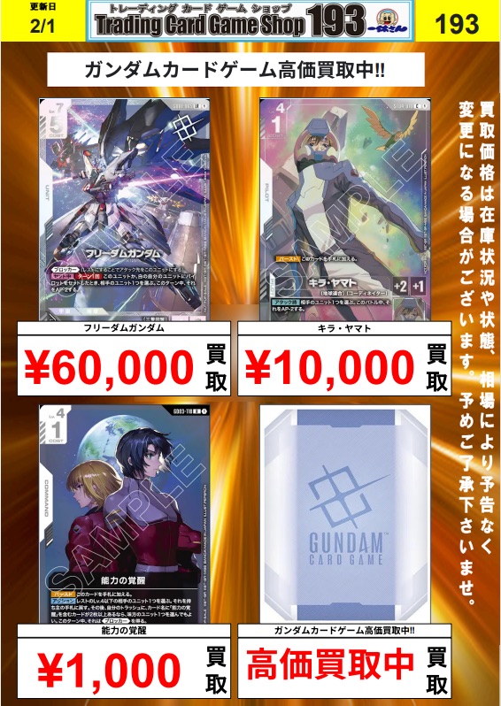 ガンダムカードゲーム ニュータイプチャレンジ キラ・ヤマト プロモ