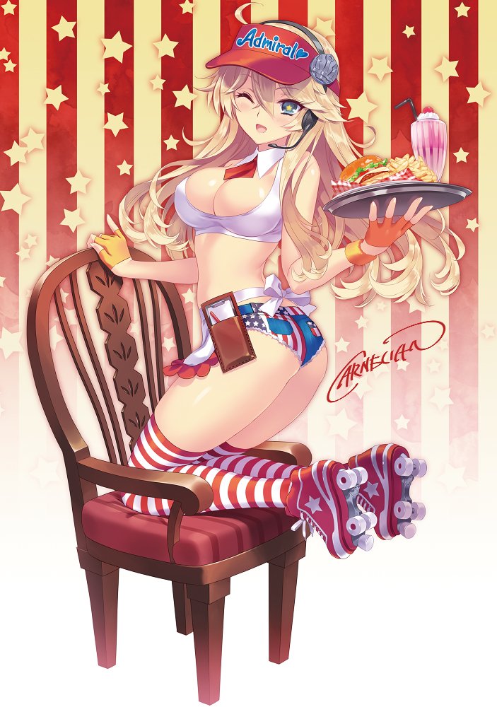 『艦これ』※fanart
提督頑張れカレンダーイメージその①
これは「提督の椅子と艦娘」がテーマで当時描いた記憶。艦娘は品があってどのコも可愛い。
1-2月 大和
3-4月 アイオワ 