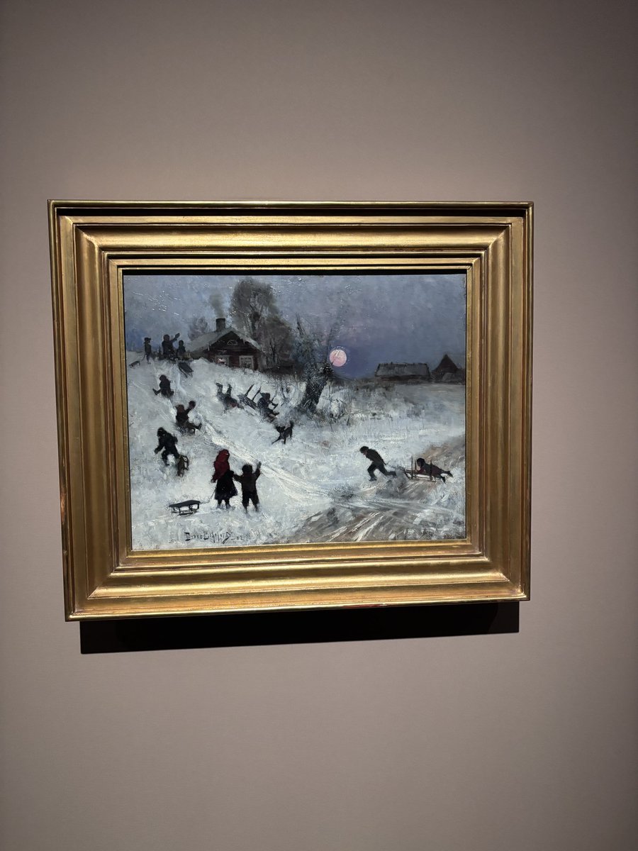 東京都美術館のスウェーデン絵画を。撮影OKの作品が多い。忘れられが