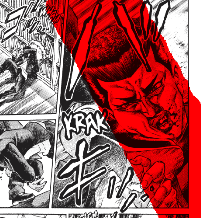 sshiriry's tweet photo. The artist for BR is incredibly detailed &amp; it was very hard to find the space to subtitle SFX without negatively affecting the reading experience. I tried to visualize the composition/focus and place accordingly... But a different letterer might have chosen a different spot! https://t.co/UyR9RnDvhB