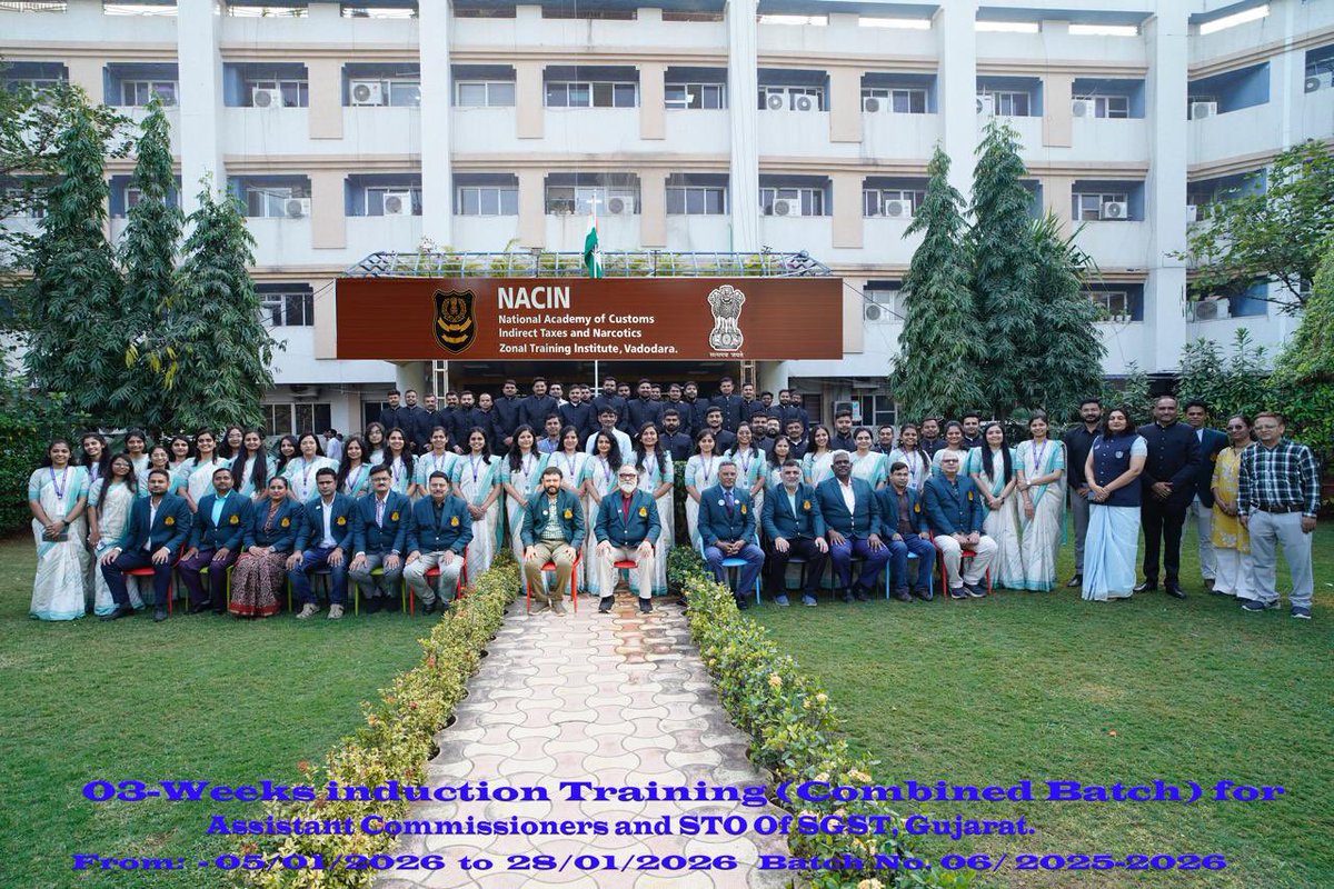 NACIN, Vadodara tweet media