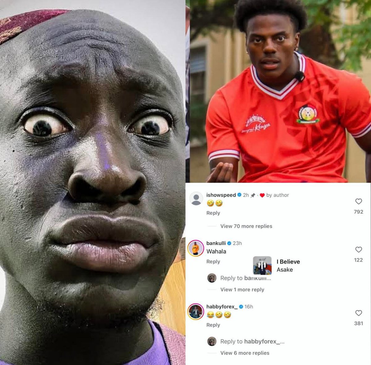 razorblade300's tweet photo. GRACE 🥹❤️🔥🔥🔥

The biggest Streamer in the world was seen commenting on Carter Efe’s Post .  He found his live stream EXTREMELY interesting .  Bro Carter is so Creative . He didn’t struggle to see SPEED when he was in Nigeria . He focused on working and now SPEED is everywhere watching his videos and commenting . 

Jokes aside , give it time , Carter Efe will be on the biggest stage in the world .  

Bro always do things differently, it attracts people.