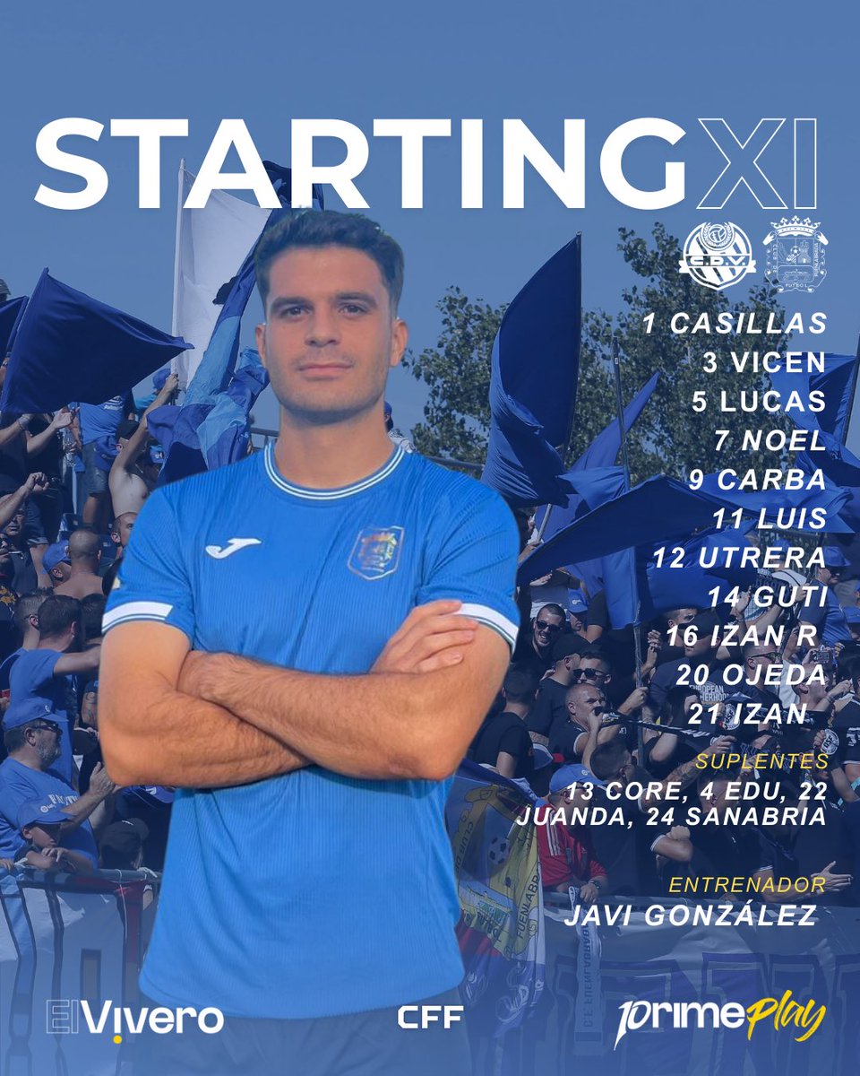 FuenlaCantera's tweet photo. 🌱💙¡NUESTRO ONCE INICIAL!💙🌱

Estos serán los jugadores que jugarán contra el @CDVicalvaro https://t.co/nZcKr786Rs
