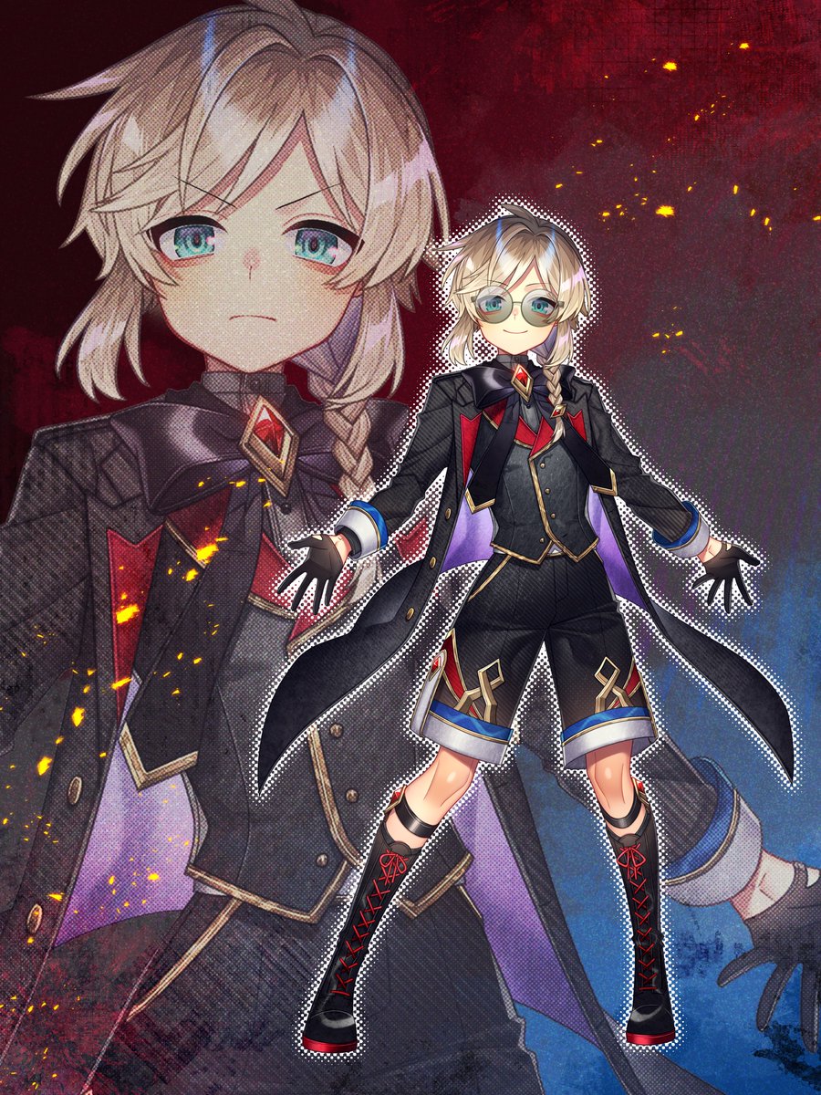 mozumi_t03's tweet image. 短納期プランでソドワ2.5のスプリガンくんの立ち絵を描かせて頂きました(,,&amp;gt; &amp;lt;,,)✨️
小人と巨人、とっっっっても楽しかったです💪💪💪巨人くんは負傷差分もあるぞ！
ご依頼、誠にありがとうございましたꕤ︎︎·͜·🍀*゜

#mozumi_t03_e