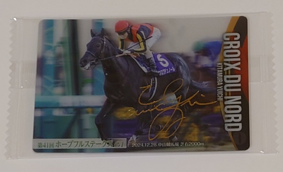 今日もサラブレッドホースコレクション1パック買うとクロワデュノール