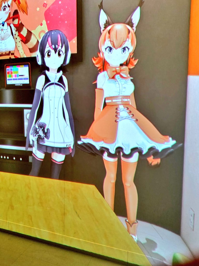 一人なので気兼ねなく撮りまくる
池袋と違って映像のループはなし(むしろこれが正常か
#けもVカラオケコラボ