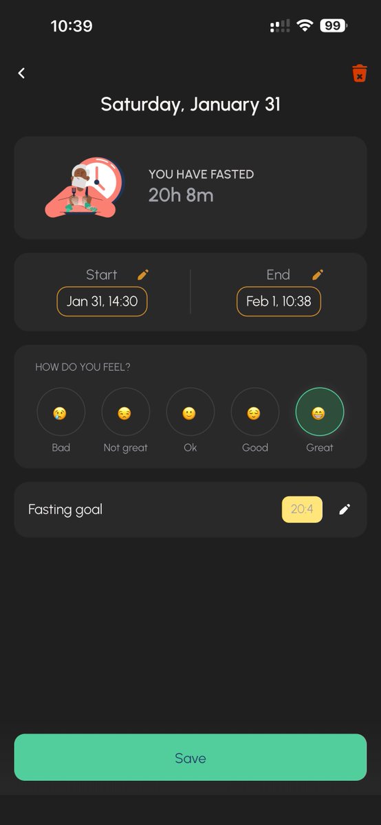 Fasting terminado y con muy buenas sensaciones 💪