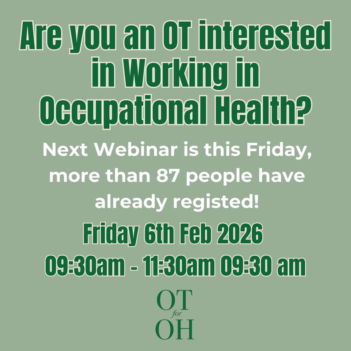 Occupational Therapy for Occupational Health tweet media