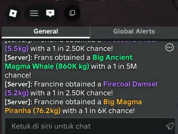 bukanbinus's tweet photo. For Sale Ikan Sikrit Baru Maxton
Big Ancient Magma Whale no Mutasi
Availrekber Fee Buyer https://t.co/aYsXjIPpTH