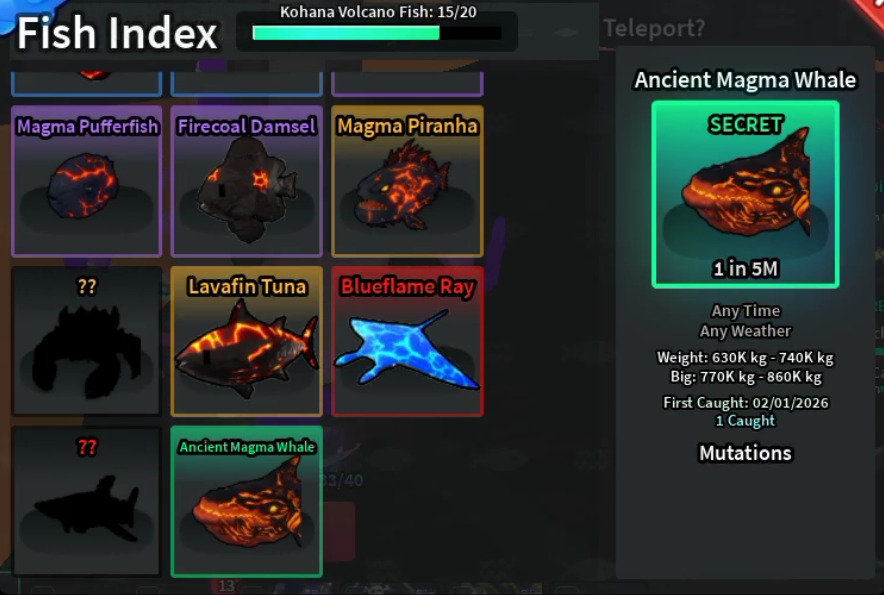 bukanbinus's tweet photo. For Sale Ikan Sikrit Baru Maxton
Big Ancient Magma Whale no Mutasi
Availrekber Fee Buyer https://t.co/aYsXjIPpTH