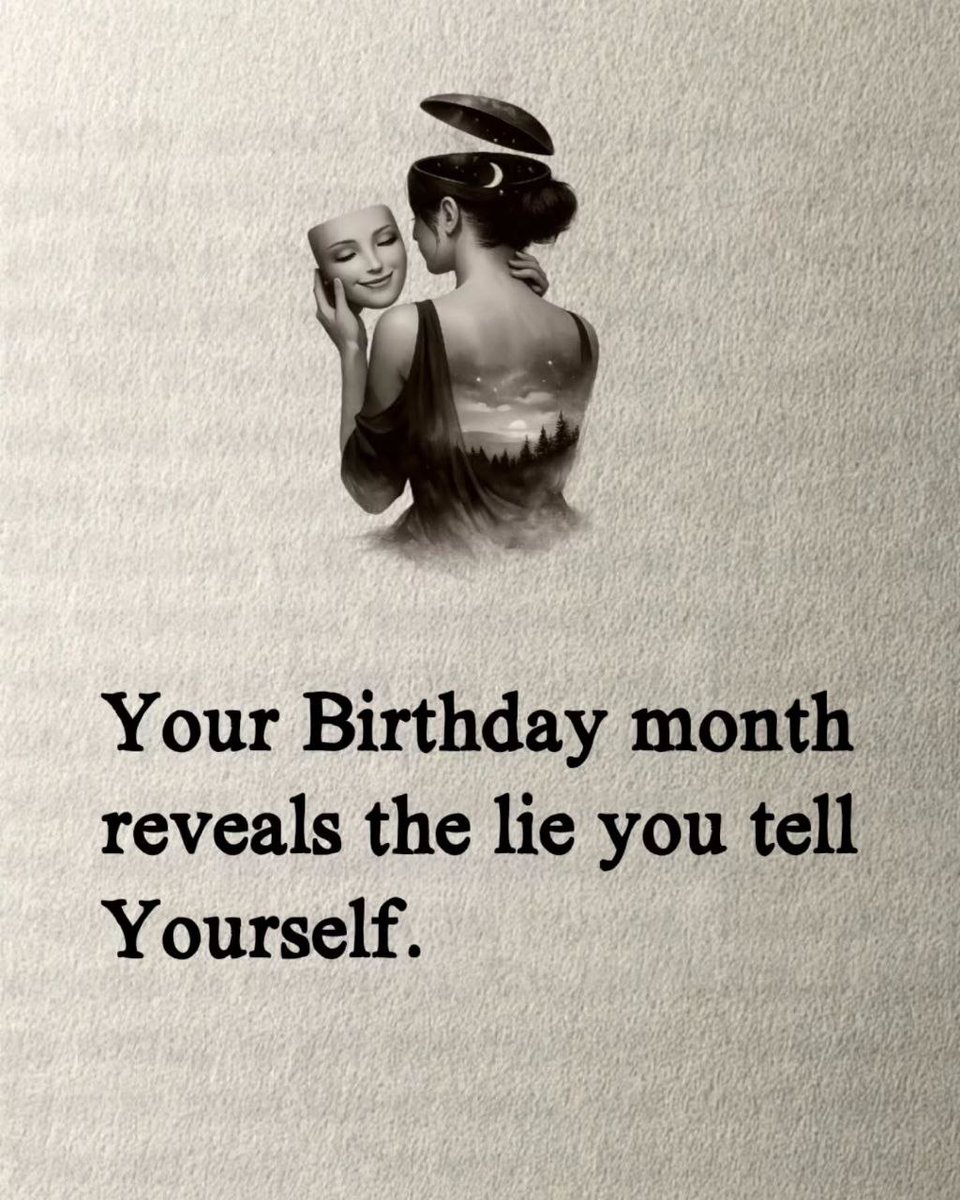 InspiroQuest's tweet image. Your Birthday month reveals the lie you tell Yourself.