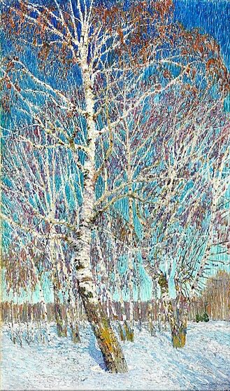 ArtGuideAlex's tweet photo. February Azure 1904 #IgorGrabar https://t.co/syN7rK0DhX
