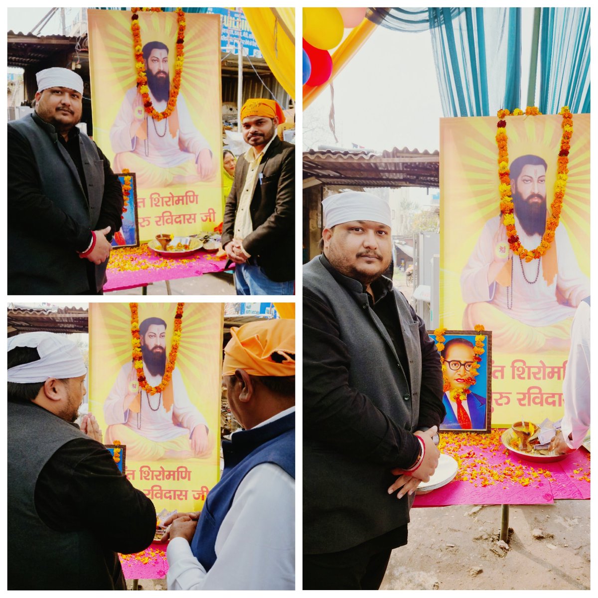 SumitInc035's tweet photo. आज श्री गुरु रविदास जी के 649वें प्रकाश उत्सव के पावन अवसर पर वार्ड मे आयोजित कार्यक्रम में सम्मिलित होकर अपनी उपस्थिति दर्ज करवाई
गुरु जी के आदर्श और विचार सदैव हमें सही मार्ग पर चलने की प्रेरणा देते हैं
#Ravidasjayanti2026 #रविदास_जयंती 
@Kumari_Selja 
@rssurjewala 
@cmbishnoi https://t.co/R4qbOj5j63