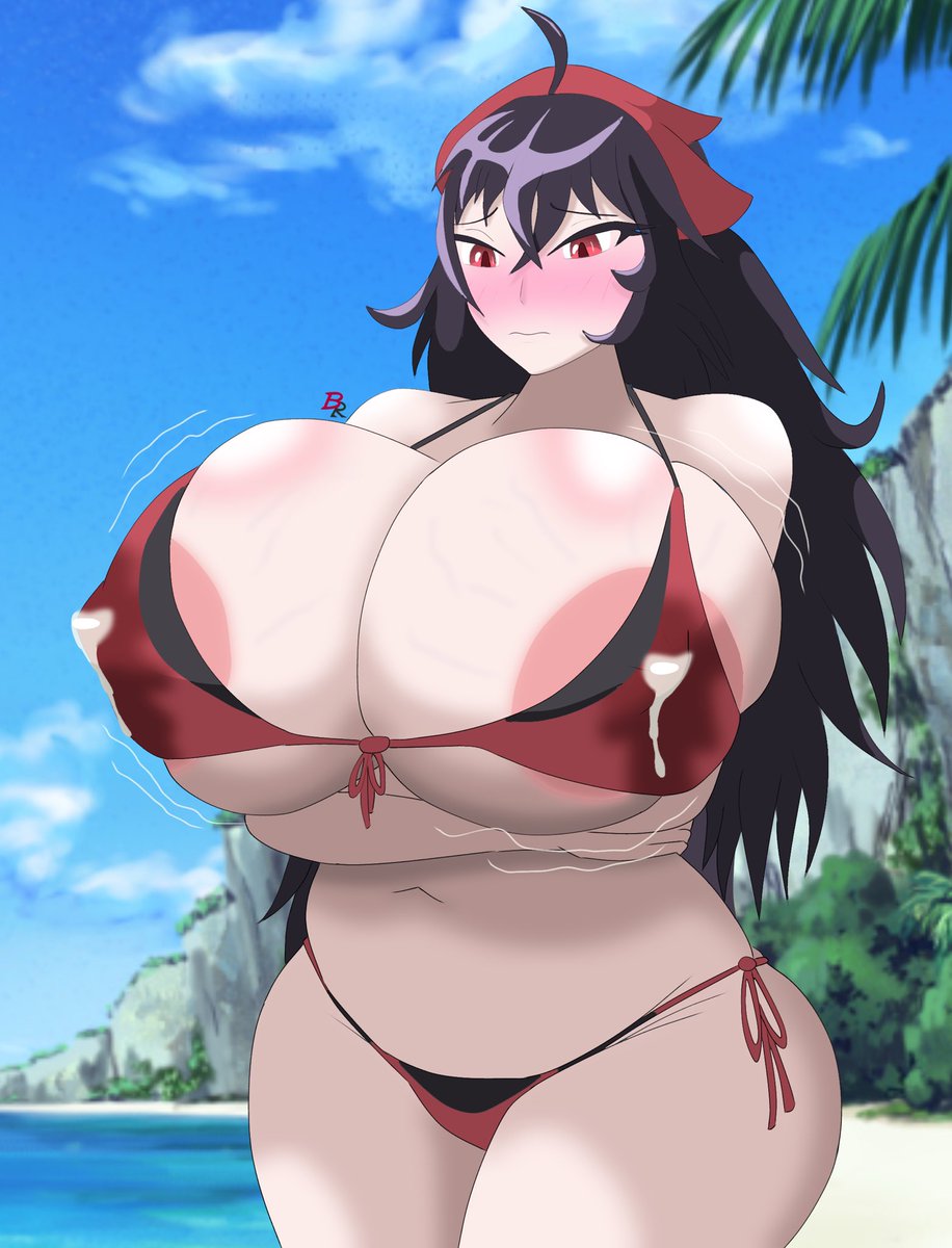 Raven Branwen Beach Milkies~