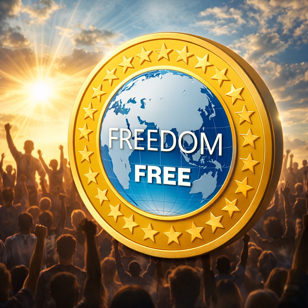 Freedom is not just a word it’s a shared dream. freedom-coin.com 

Together, with hope in our hearts and people by our side, we rise. Support $FREE

#Freedom #Hope #TogetherWeStand #CryptoCommunity