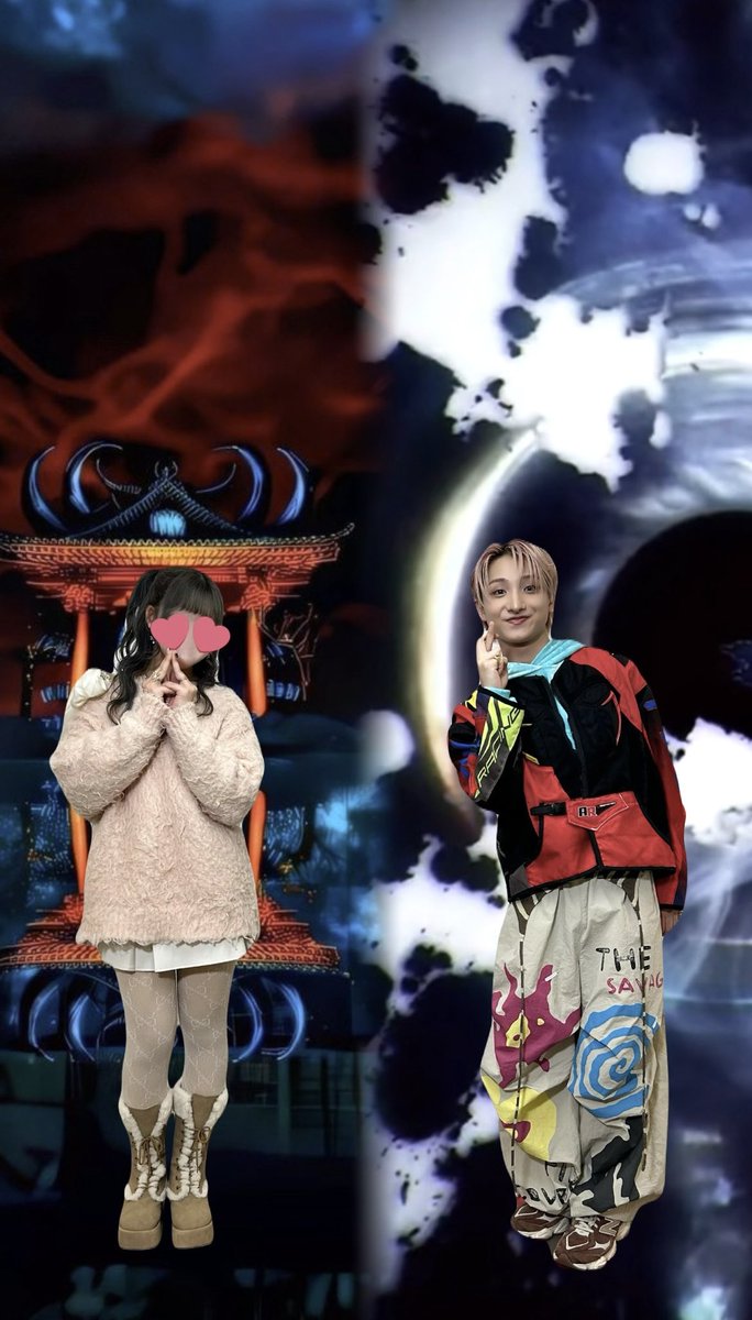fmy3pi's tweet photo. どうしても真面目にツーショが撮れない(笑
無量空処だったから伏魔御廚子とリカちゃん登場させといた🤞🏻💖
スマホケースについて質問攻め食らった😅
 #BUDDiiS #KISSYOU #でもちょっとまって https://t.co/nhxOjfNa0E