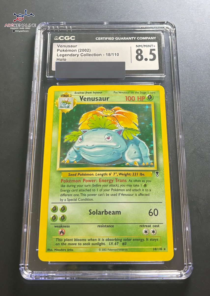 【CGC8.5】フシギバナ 英語 18/110 Venusaur CGC8.5】フシギバナ 英語 18/110 Venusaur - メルカリ
