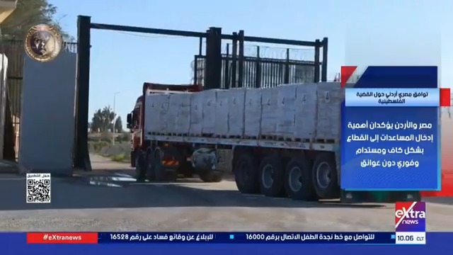 توافق مصري أردني حول القضية الفلسطينية #دارين_مصطفى 